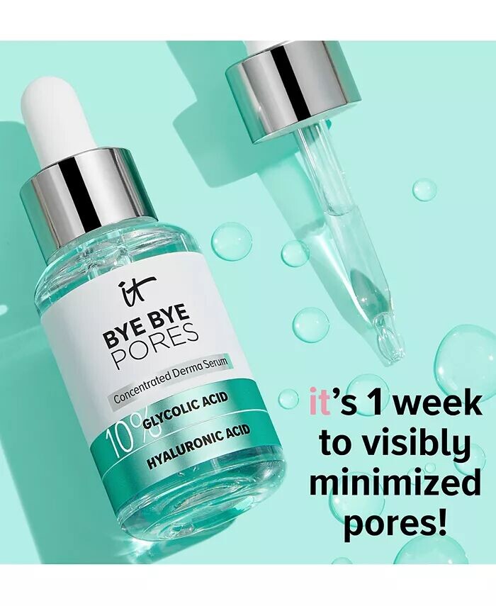 Сыворотка It Cosmetics — Bye Bye Pores Концентрированная для дермы с % гликолевой кислоты — фото 3