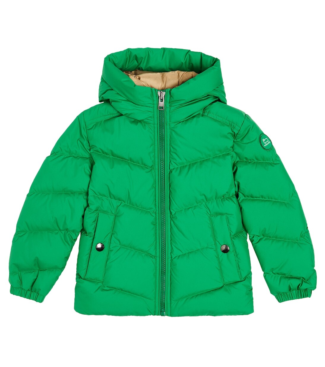 

Настоящий стеганый пуховик Woolrich Kids, зеленый