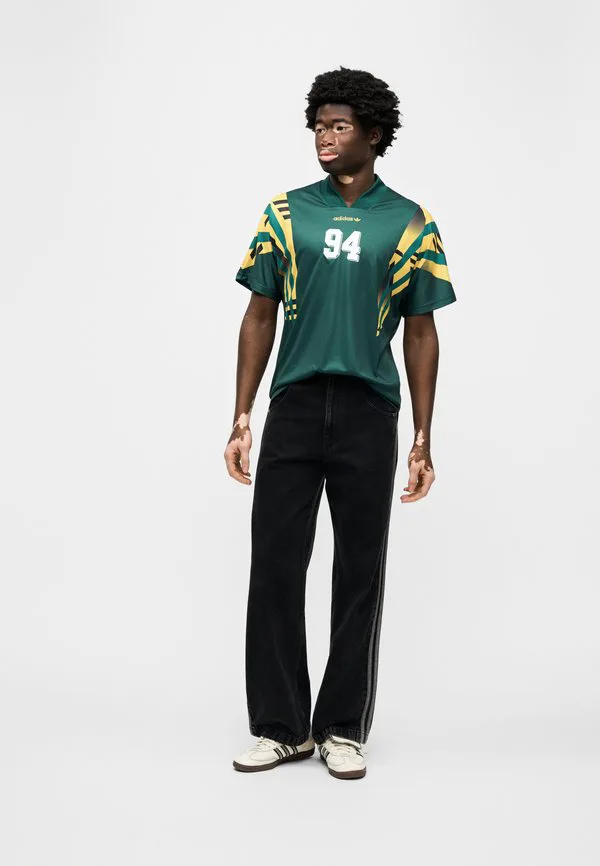 Футболка с принтом сантьяго Adidas Originals, Collegiate Green — фото 3