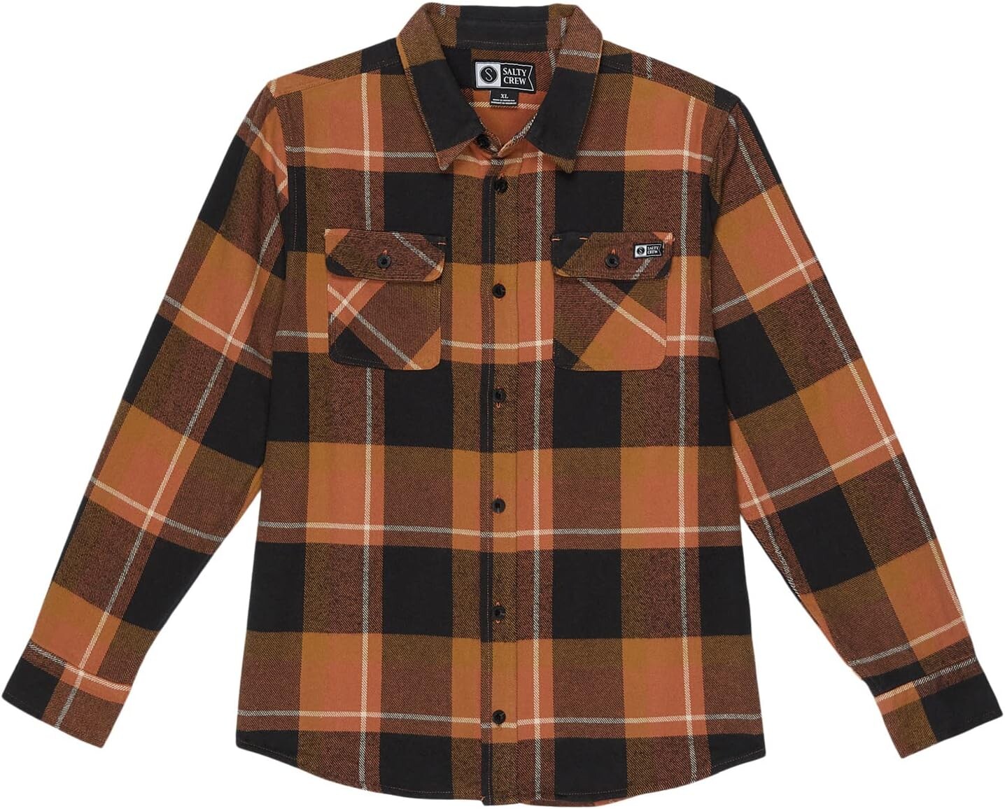

Рубашка Salty Crew Kids Dawn Patrol Long Sleeve Flannel, черный