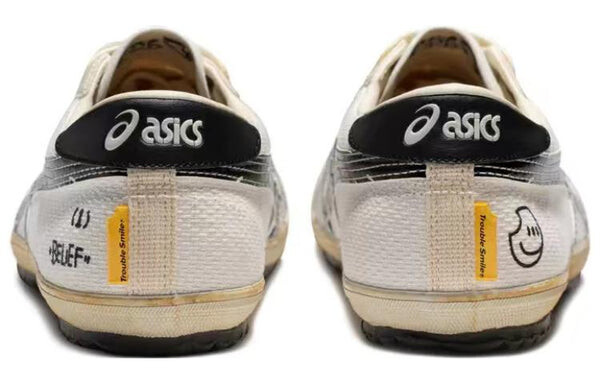 Кроссовки проблема улыбка Asics, бежевый — фото 4