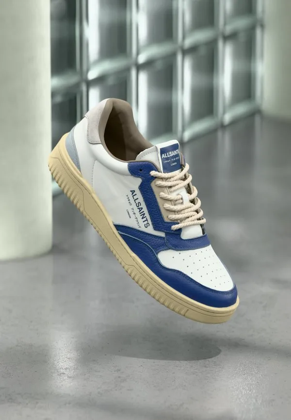 Тренеры рейгана Allsaints, Chalk White/Blue