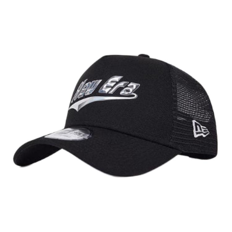 

New Era Бейсболка из полиэстера и хлопка унисекс черная, Black
