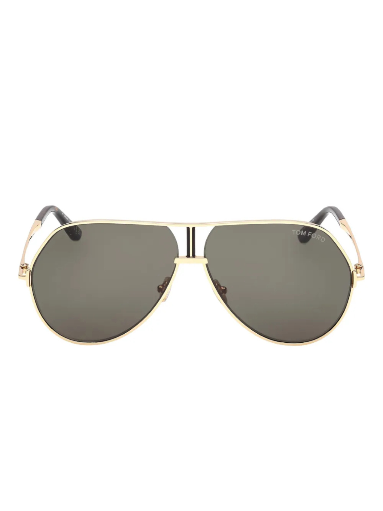 

Солнцезащитные очки-пилоты TOM FORD Eyewear из металла, золотой