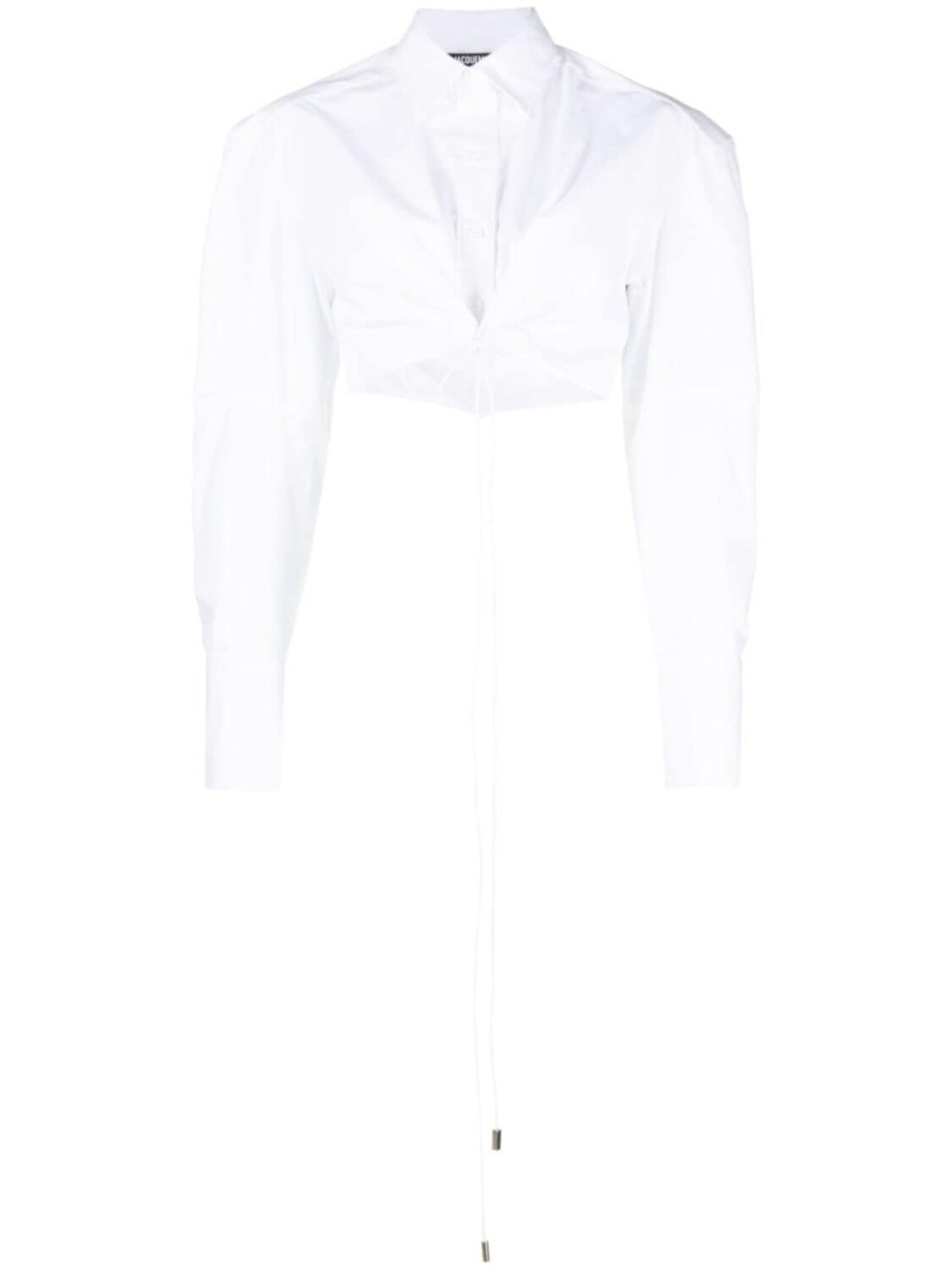 

Jacquemus укороченная рубашка La Сhemise Plidao, белый