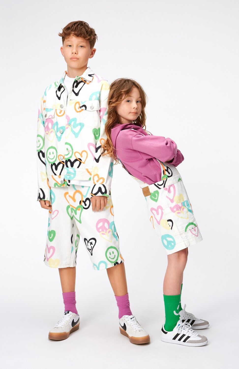 

Джинсовые шорты Art Unisex Molo, цвет off-white, multi-coloured