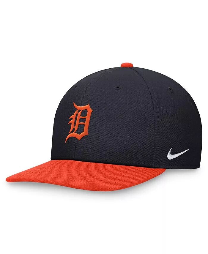 

Мужская двухцветная бейсболка темно-синего/оранжевого цвета Detroit Tigers Evergreen Snapback Nike, синий