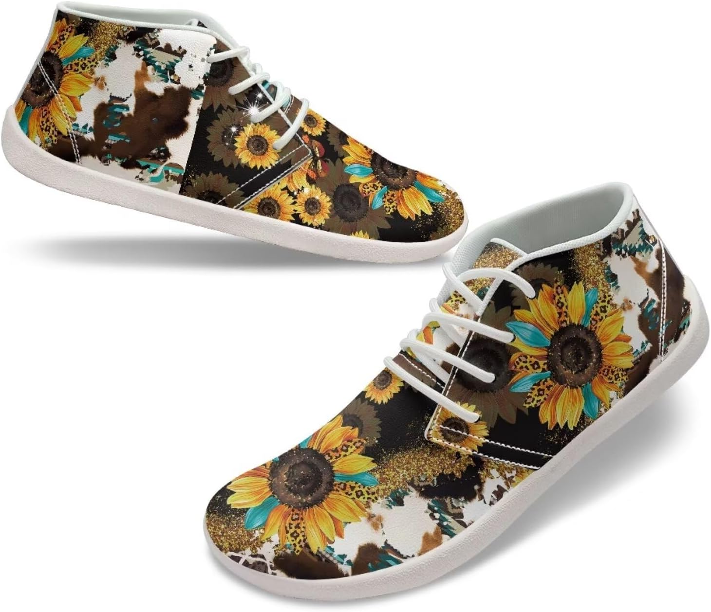 

Мужские кроссовки для бега, походные ботинки, водонепроницаемые кожаные туфли для мужчин Fonplted, Sunflower