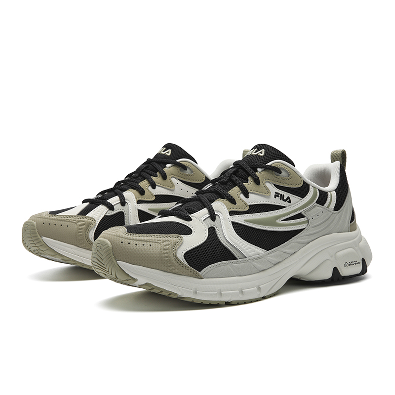 Кроссовки MATTRUN низкие массивные мужские Abrasion Resistant, Breathable, Lightweight FILA, черный/bright серый — фото 4