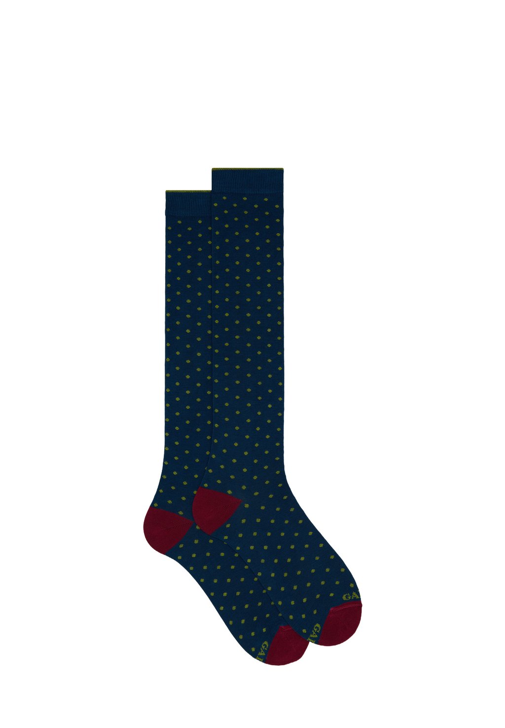 

Носки DIE ITALIENISCHE WITH POLKA DOTS Gallo, темно-синий