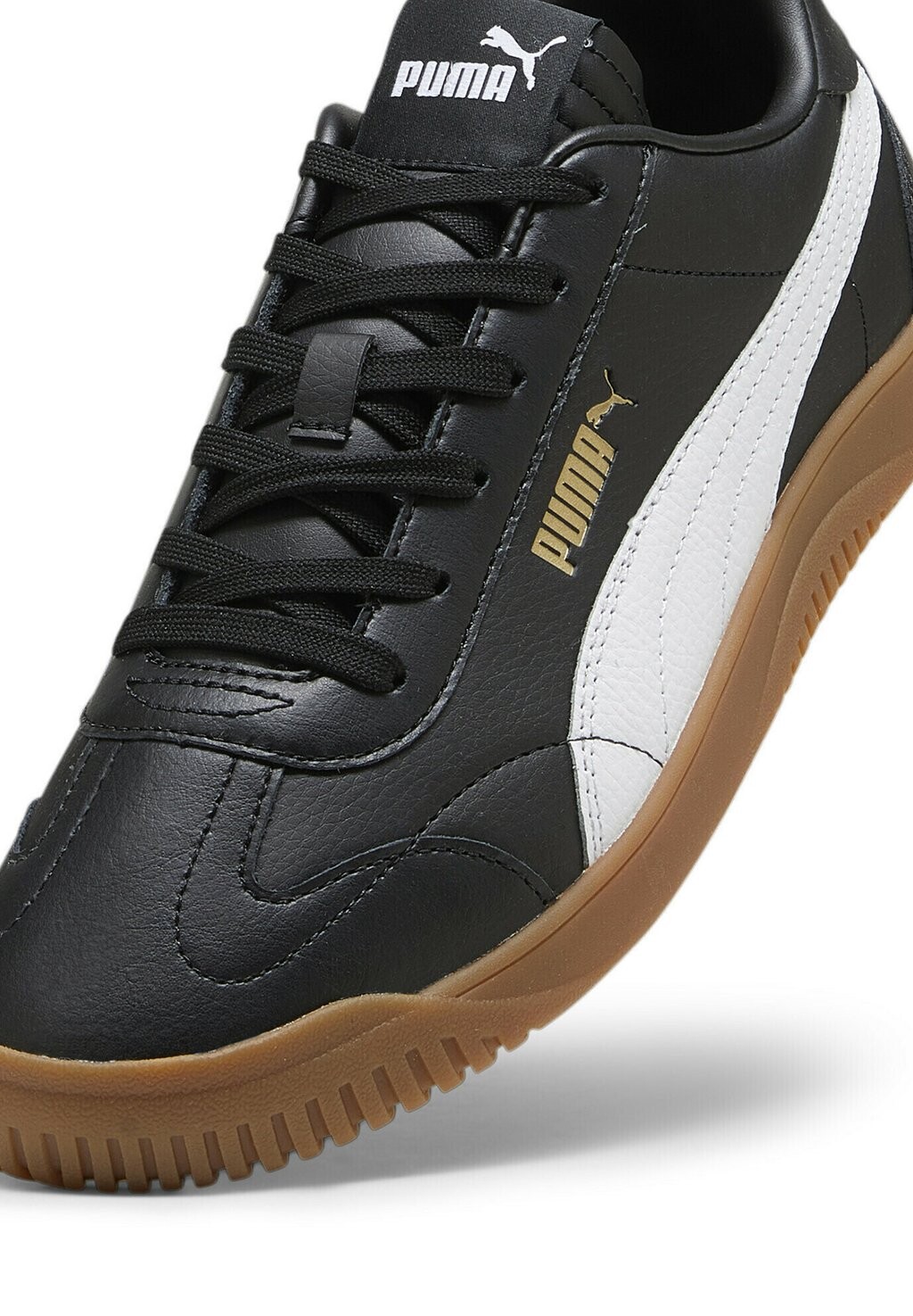 Низкие кроссовки Club Puma, цвет black white gold — фото 4