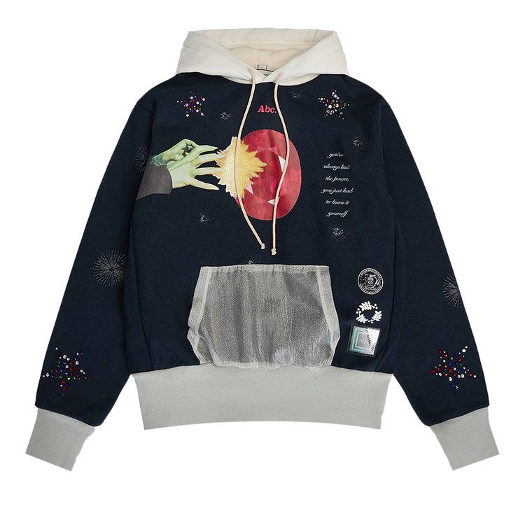 

Худи Advisory Board Crystals Birthstone #7 July Hoodie, Navy/White/Grey