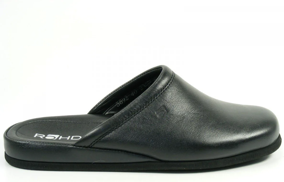 

Мужские низкие кроссовки-тапочки Rohde с утеплителем, черный