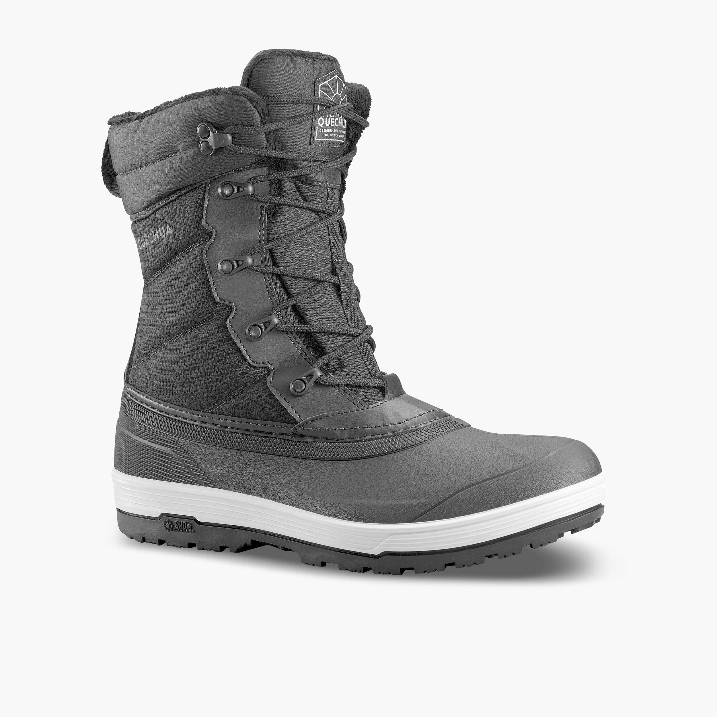 

Ботинки зимние Decathlon SH500 на шнуровке, черный