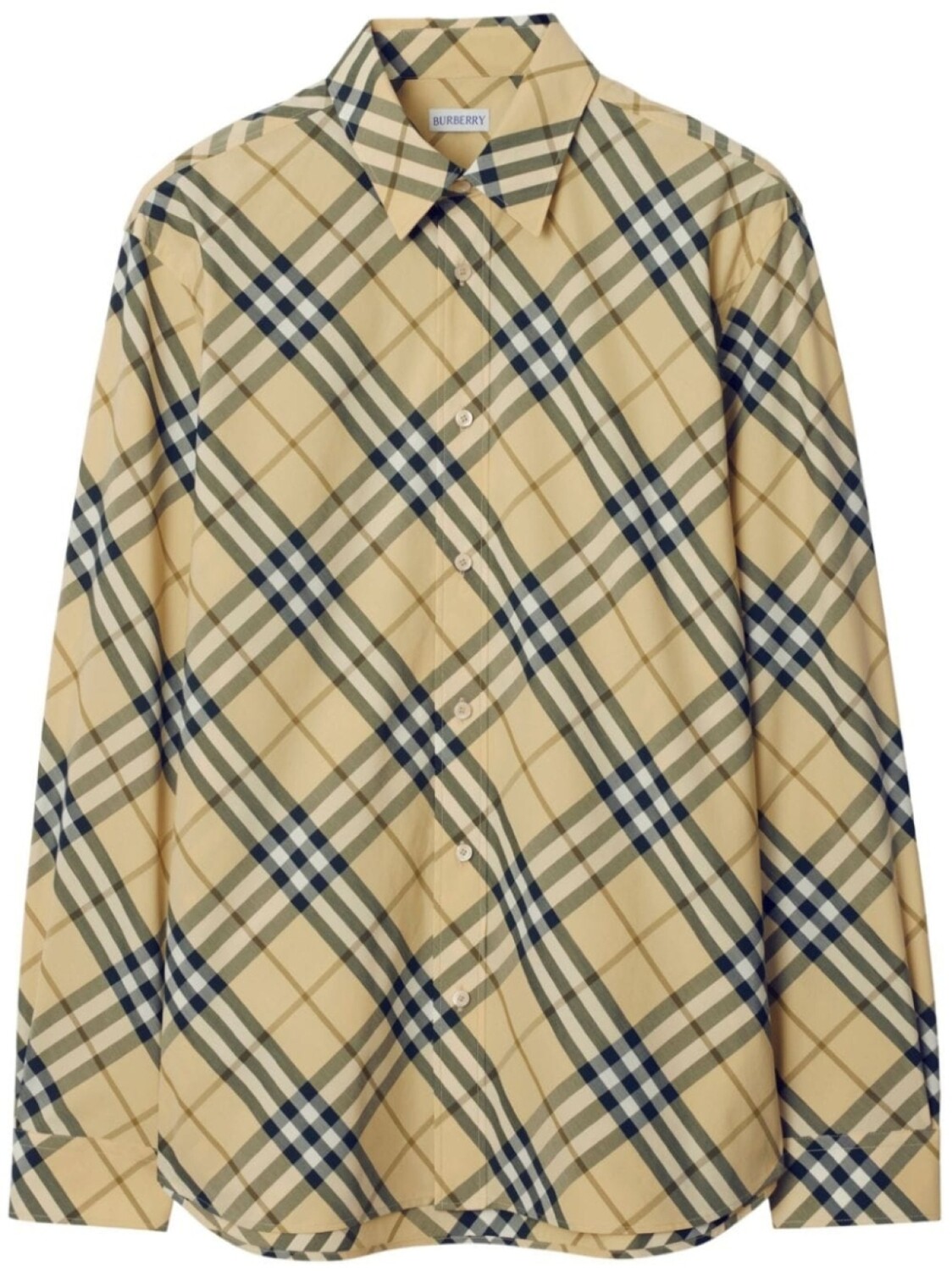 

Burberry рубашка в клетку Vintage Check, серый