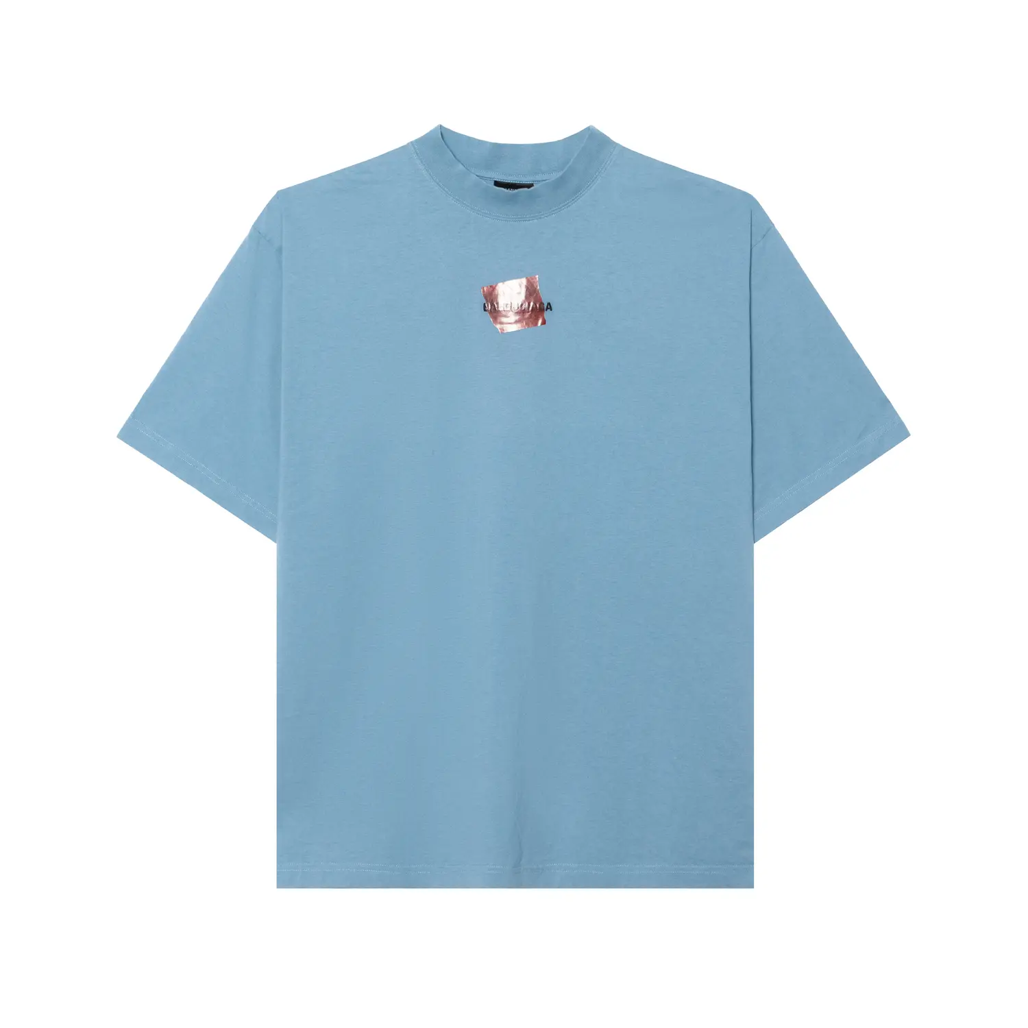 

Balenciaga Футболка Regular Fit мужская сине-серая, Серый, Balenciaga Футболка Regular Fit мужская сине-серая