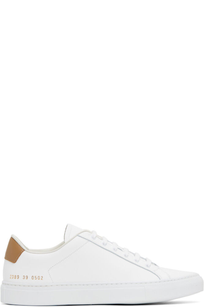 

Белые ретро-классические кроссовки Common Projects