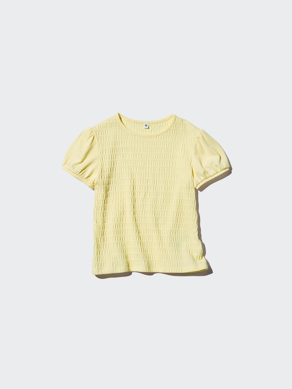 Футболка с объемными рукавами (сборка) Uniqlo, 00 white — фото 4