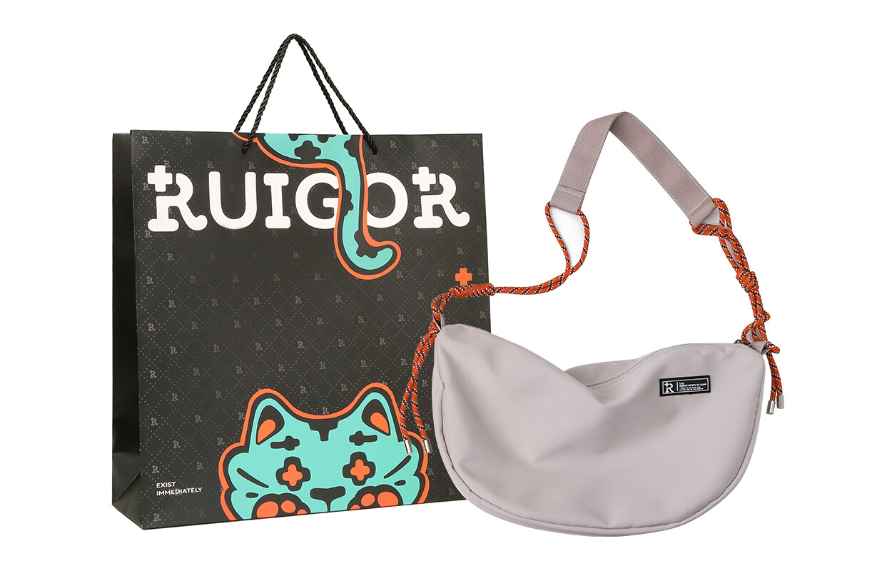 

Сумка через плечо унисекс Ruigor, От белого