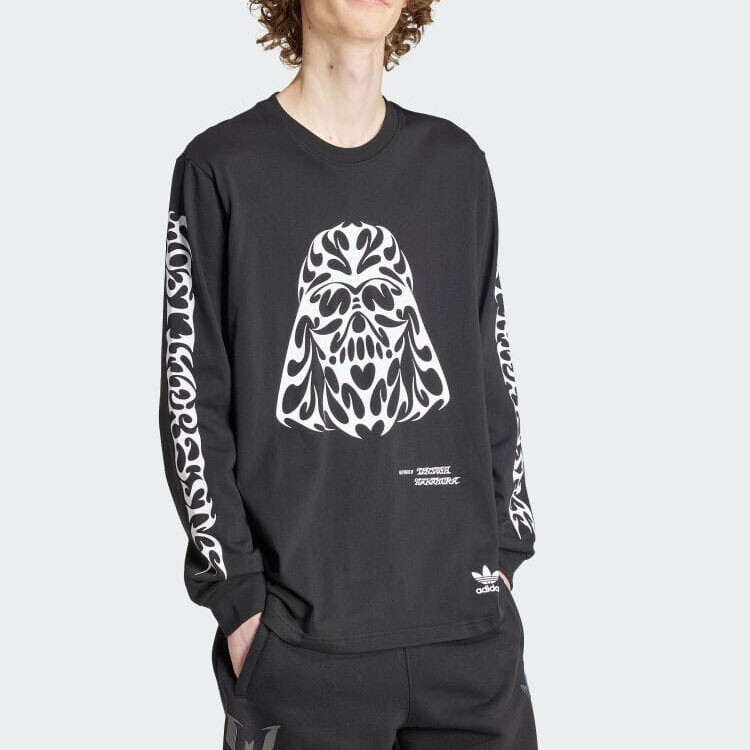 Футболка ко-бренда STAR WARS унисекс черная Adidas Originals, черный — фото 2