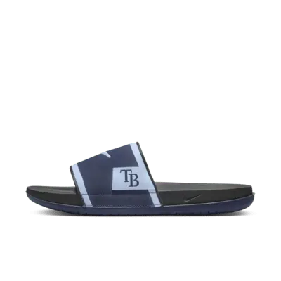 Шлепанцы Nike Offcourt (Tampa Bay Rays) Offcourt Slides, цвет Midnight Navy/Dark Smoke Grey/Valor Blue — фото 2