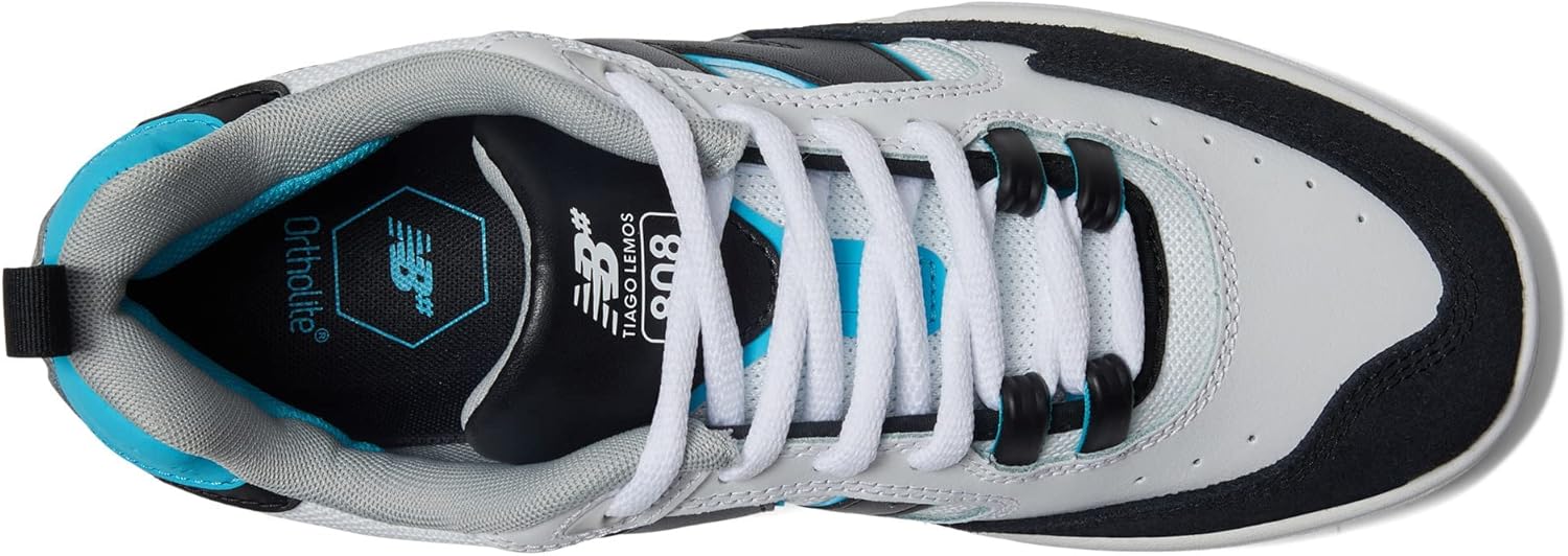 Мужские кроссовки New Balance 808 Tiago Lemos, белый/бирюзовый — фото 2