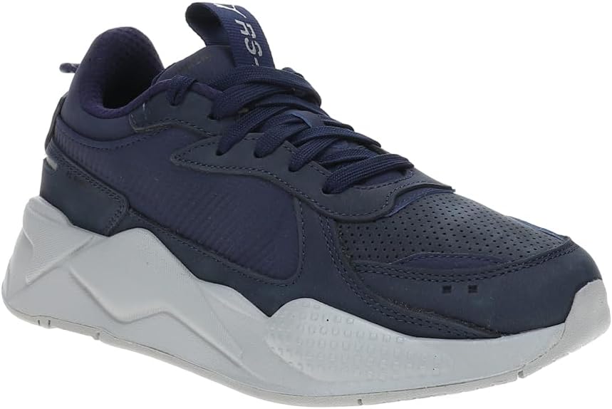 Мужские кроссовки PUMA Rs-X Midnite Haze на шнуровке повседневные - синие — фото 2