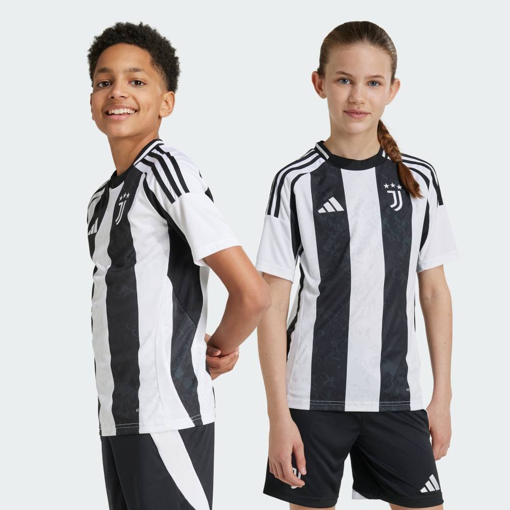 Домашняя футболка "Ювентус" сезона 2024/2025 для детей Adidas, white