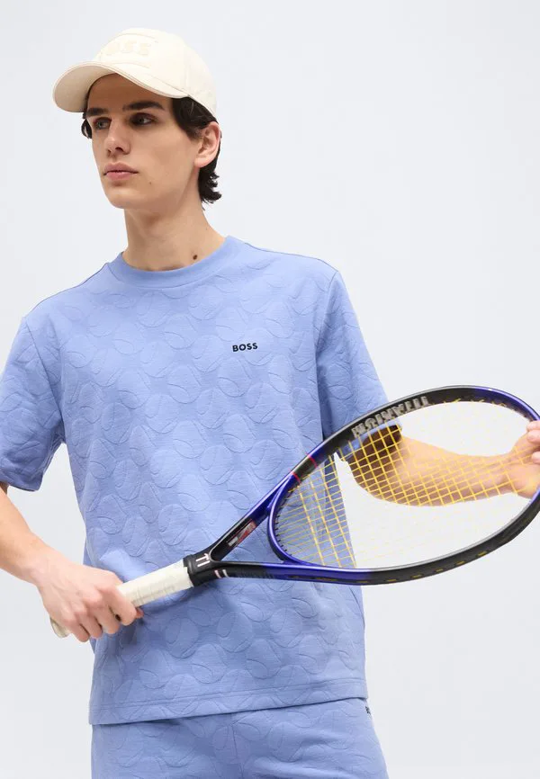 Короткие спортивные шорты для участников Boss, Light Pastel Blue — фото 4