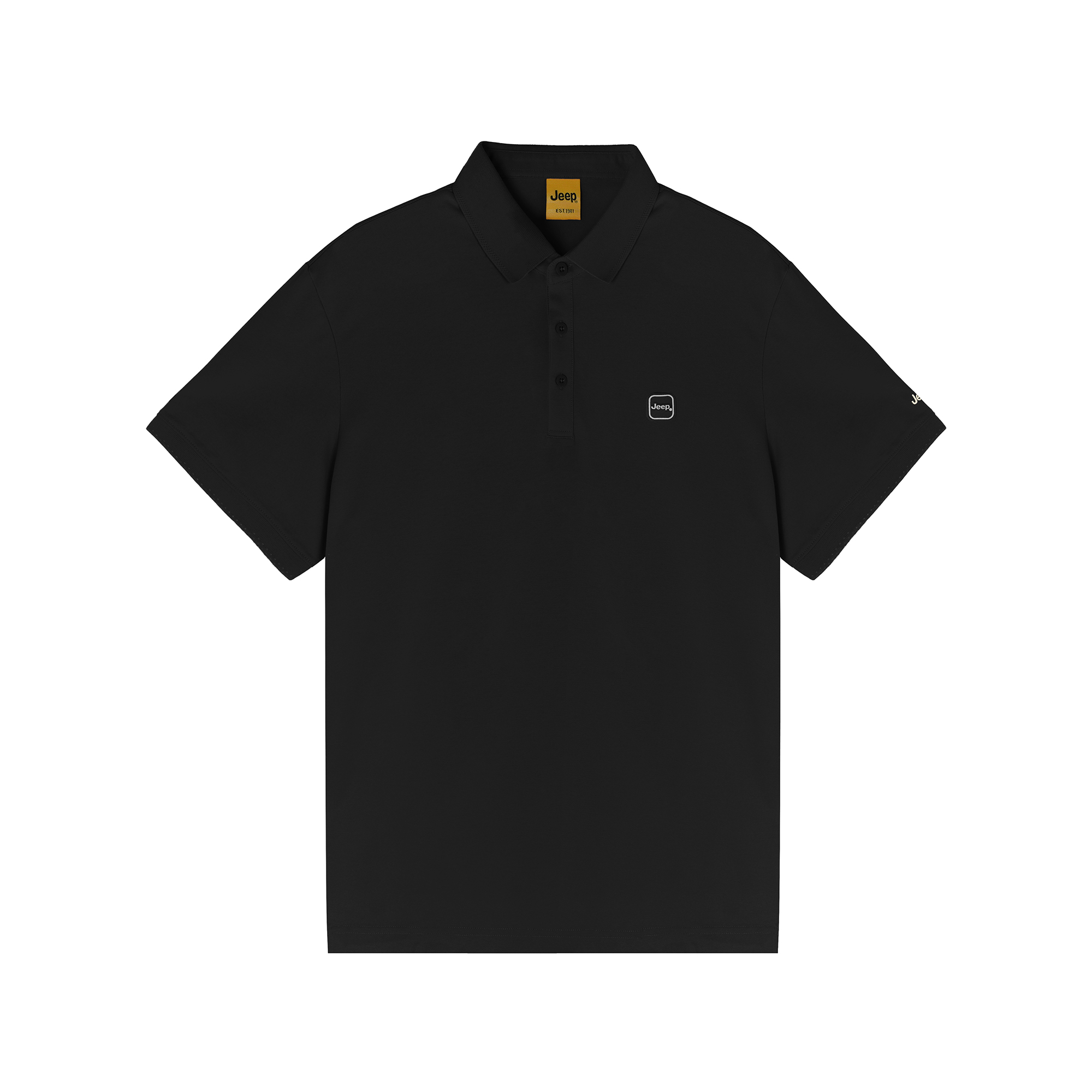 

Футболка-поло Unisex с воротником-поло, умеренно прямого кроя Jeep, pure черный