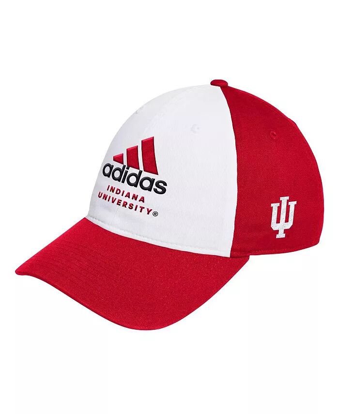 

Мужская белая/малиновая шапка Indiana Hoosiers Slouch Adjustable Hat adidas