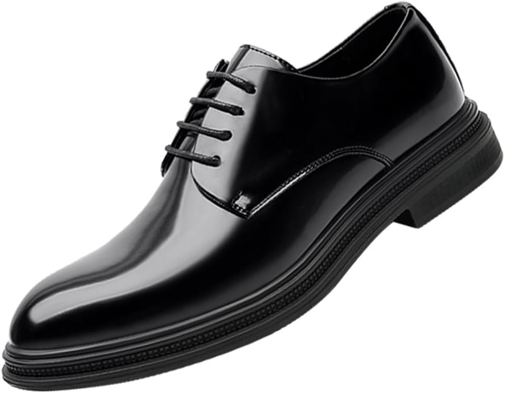 

Мужские невидимые туфли VIBLiSS на скрытой подошве, формальные кожаные оксфорды, деловые ботинки с увеличением роста, нескользящие лоферы для офиса и свадьбы, черный