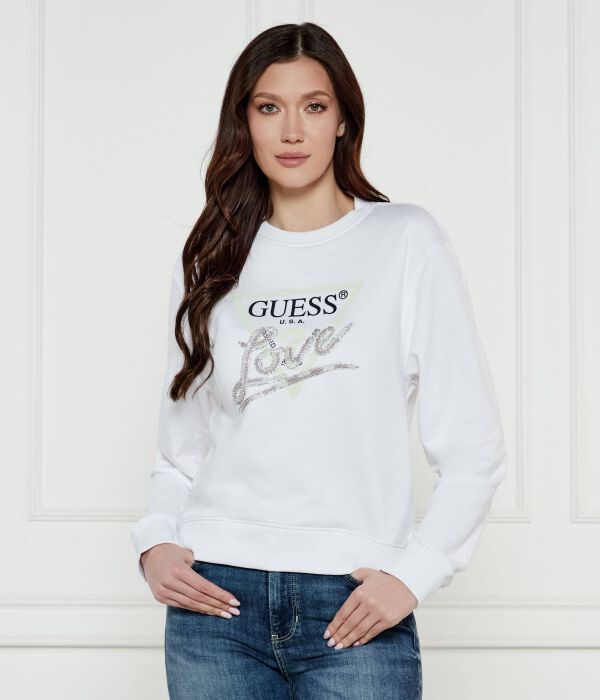 

Свитер Regular fit Guess Jeans, белый