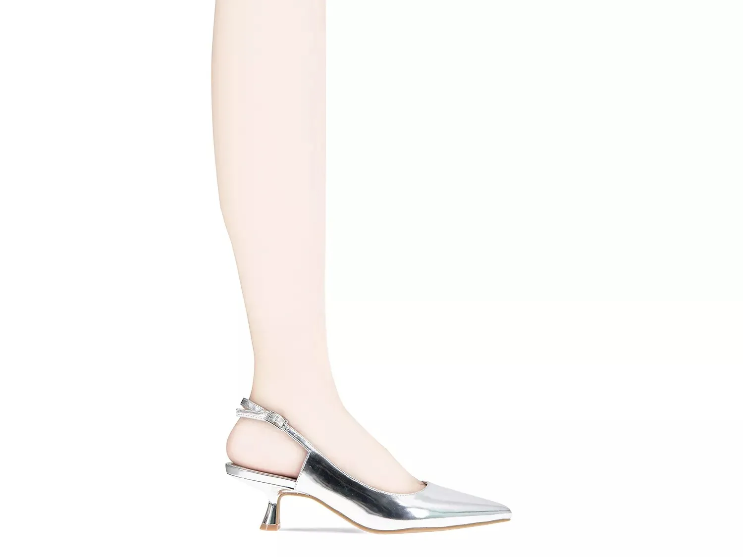 Туфли-лодочки BCBGeneration Kittie Pump, серебристый металлик — фото 3