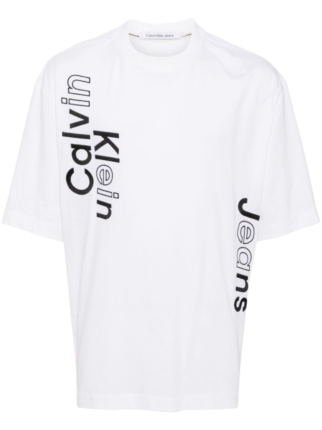 

Calvin Klein футболка с вышитым логотипом, белый