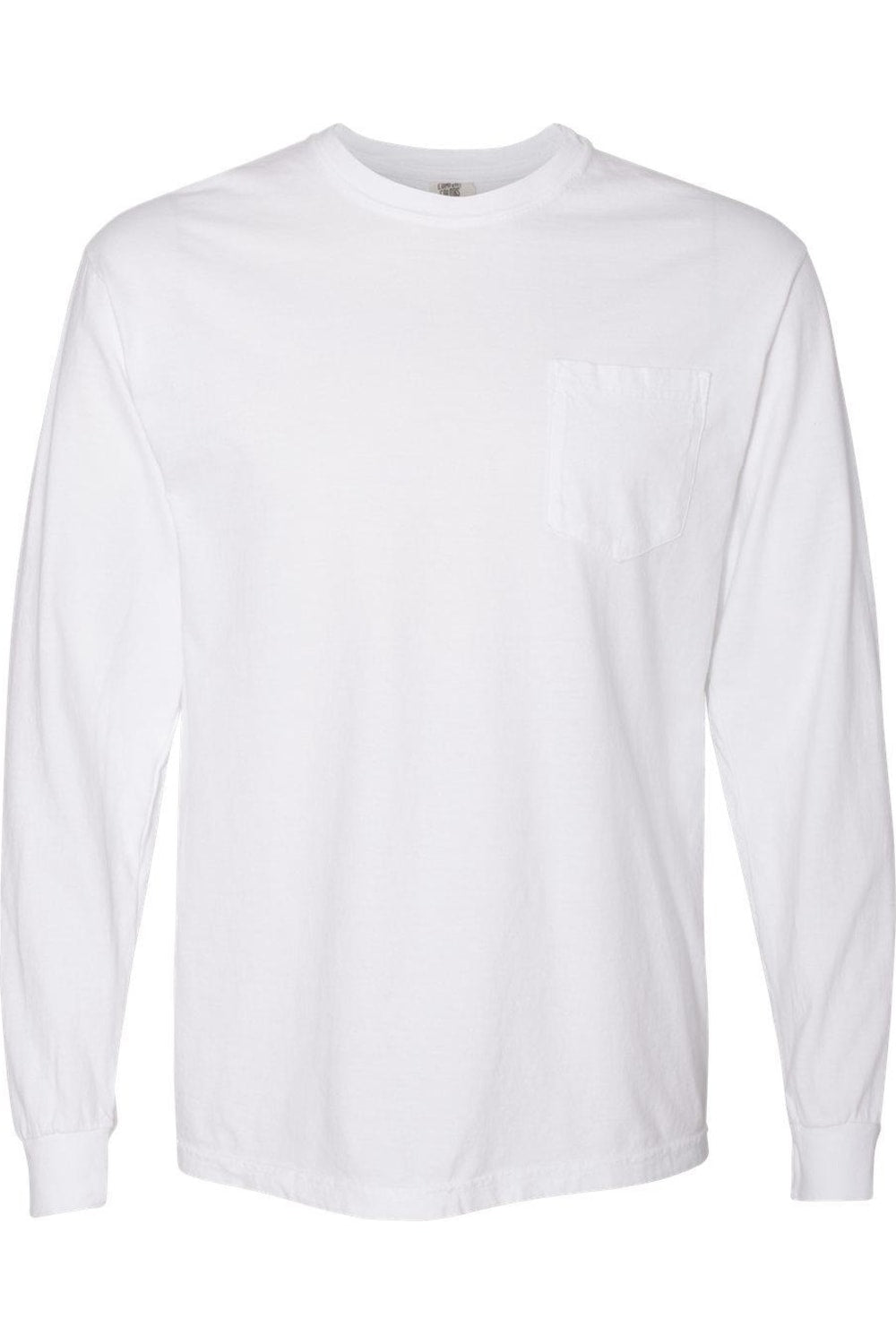 

Футболка Comfort Colors Garment-Dyed Heavyweight с длинным рукавом и карманом, белый