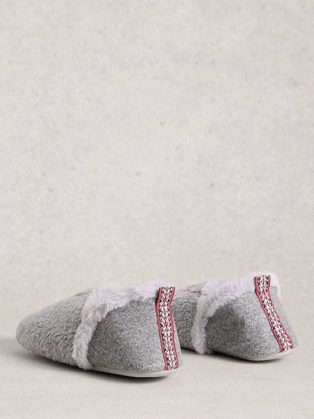 Теплые угги Reya из искусственного меха White Stuff, Light Grey — фото 2