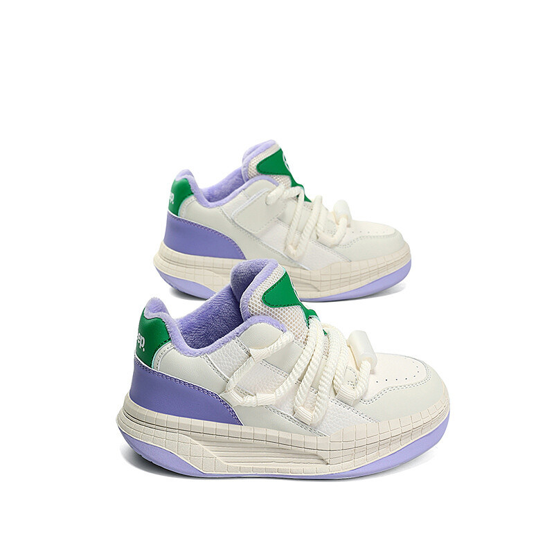 Детские кроссовки для скейтбординга Kids Low-top Sail/Coconut Milk/Platinum Violet Jeep, фиолетовый — фото 4