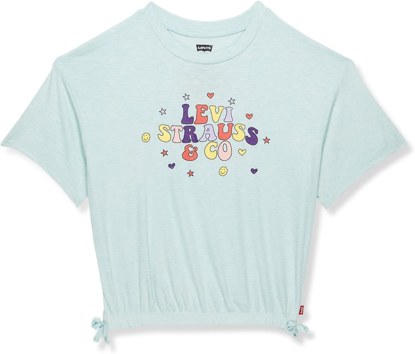 

Футболка Levi'S Meet & Greet Cinched Tee, цвет Pastel Blue