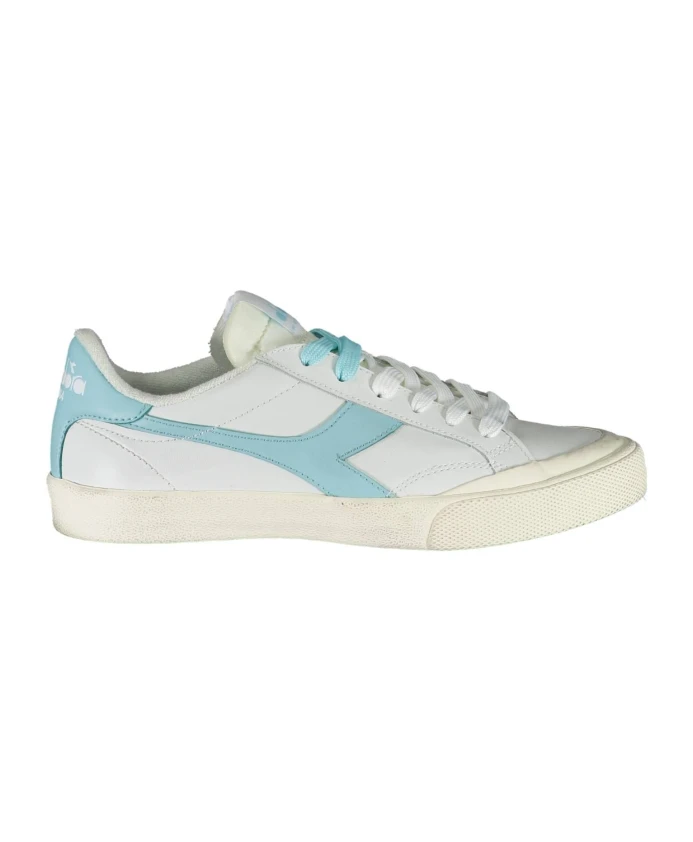 

Кроссовки на шнуровке с контрастными деталями Diadora, белый