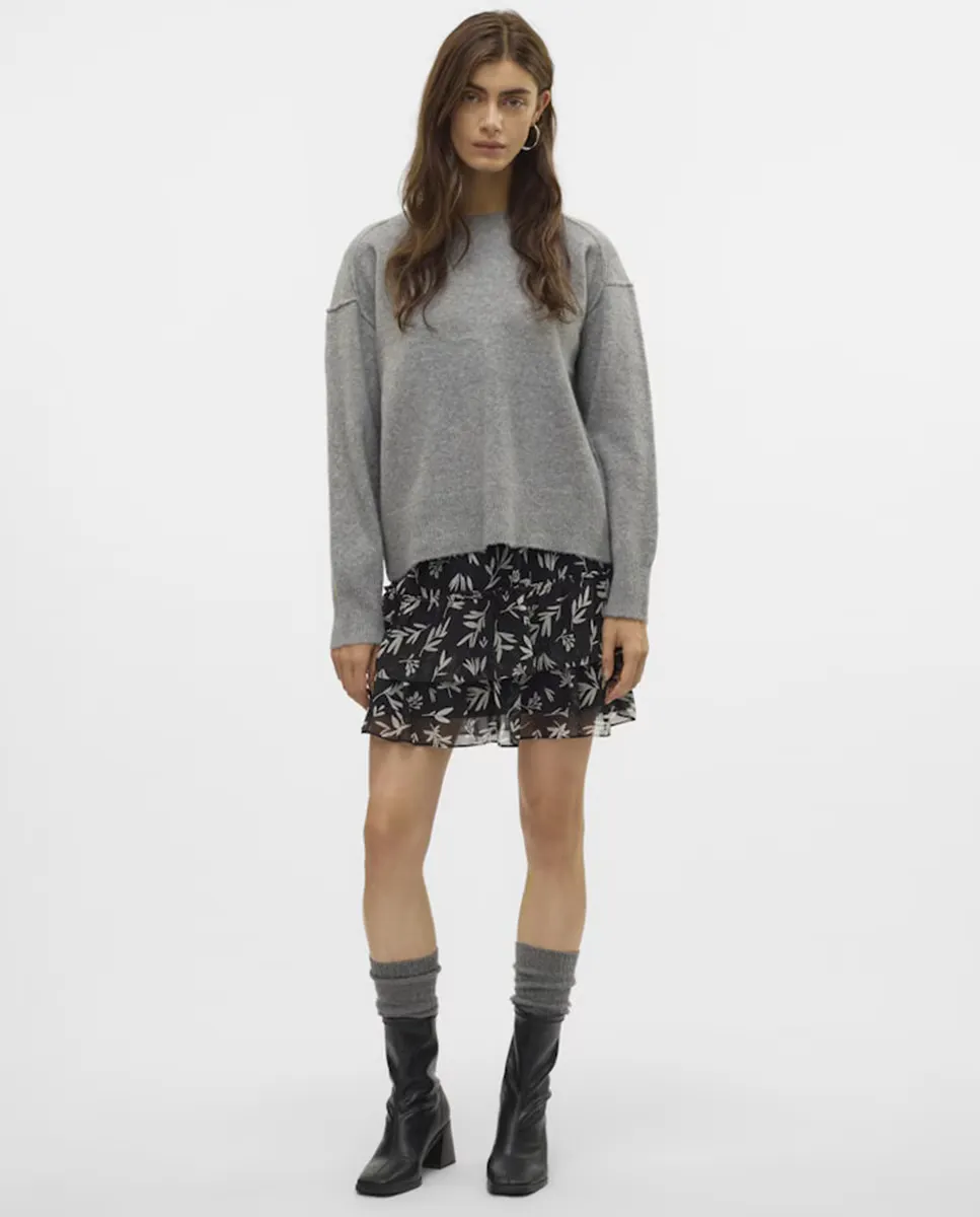 

Женская короткая юбка с оборками Vero Moda, чёрный