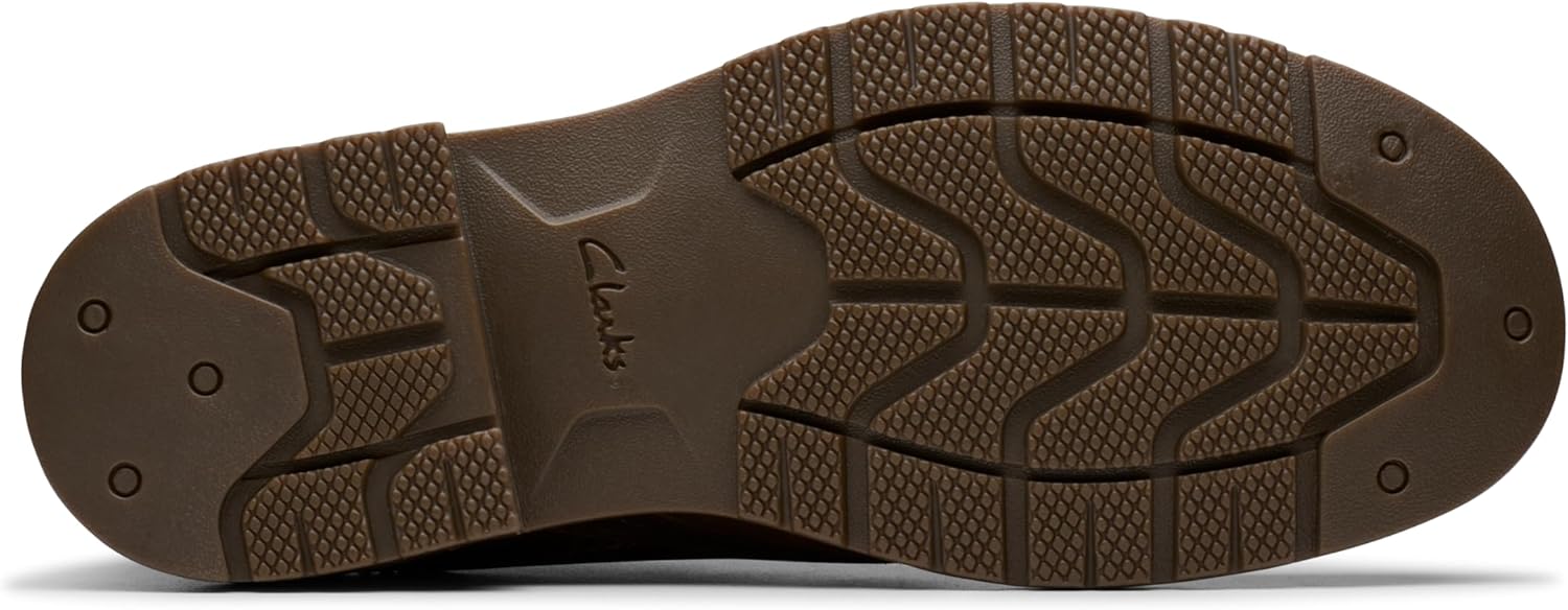 Мужские водонепроницаемые ботинки Clarks Morris Peak, Beeswax Leather — фото 4