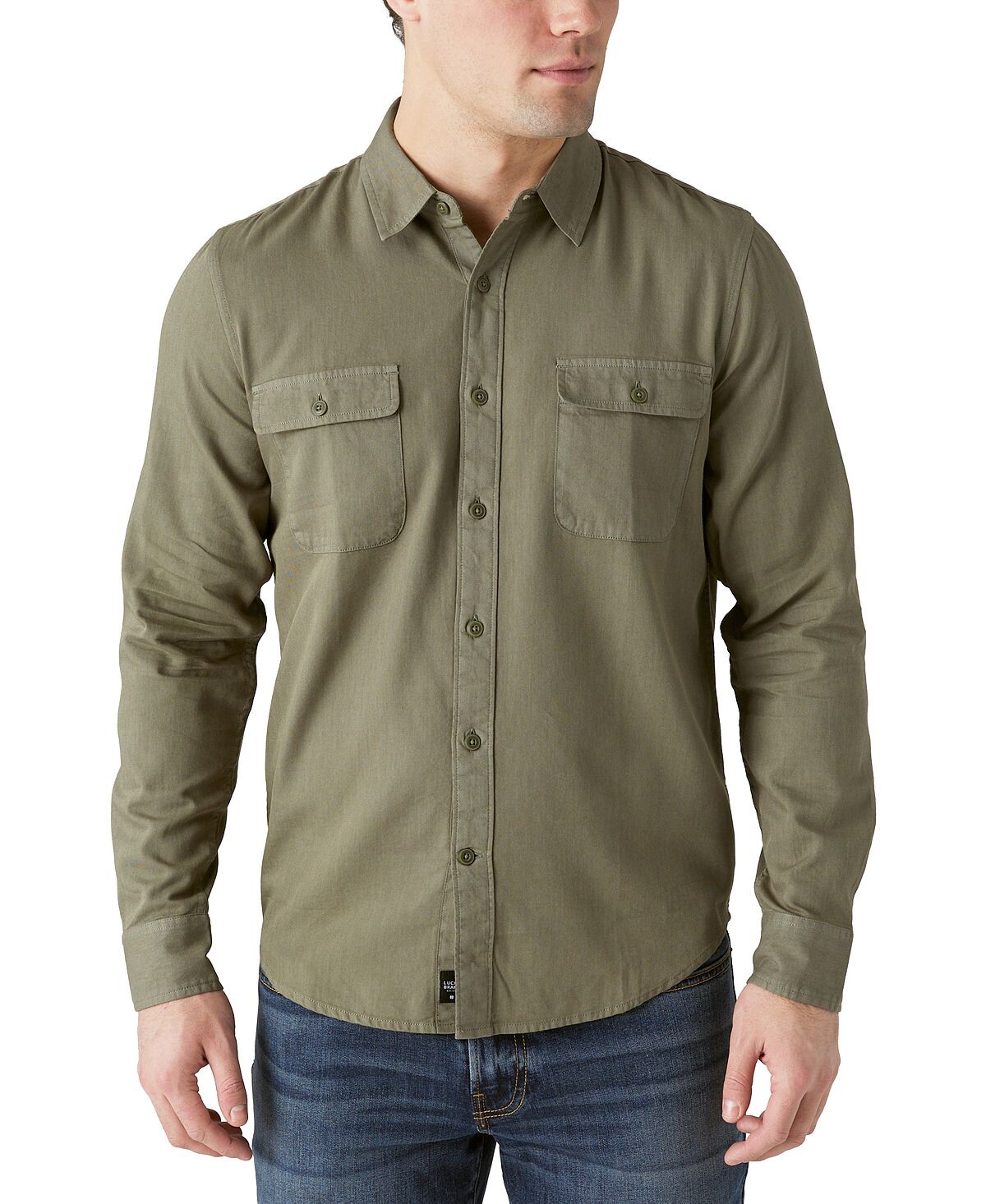 

Мужская рабочая рубашка с длинным рукавом Lucky Brand