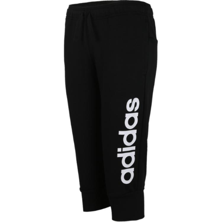 Вязаные спортивные брюки черные подростковые Adidas — фото 4