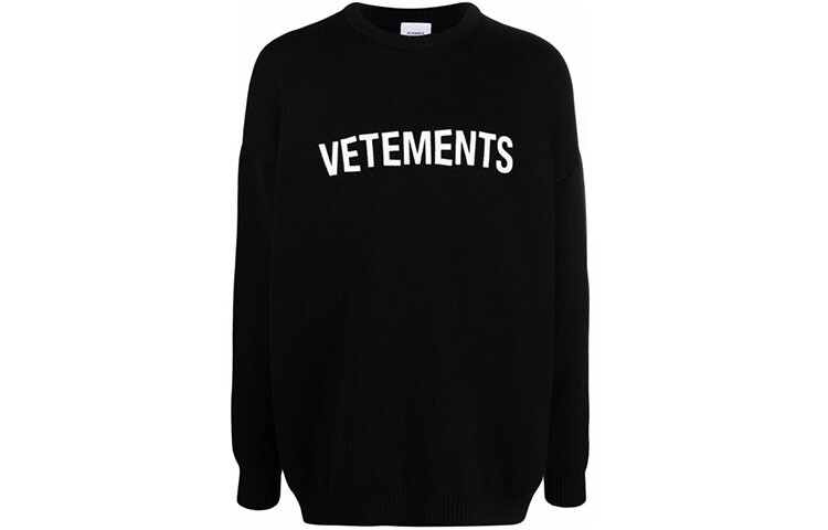 

Свитер унисекс черный Vetements, черный