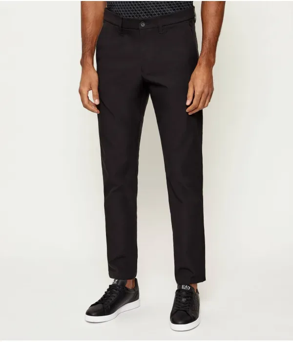 Брюки-Чиносы T_Commuter-SlimTekCo slim fit Boss Green, черный — фото 3