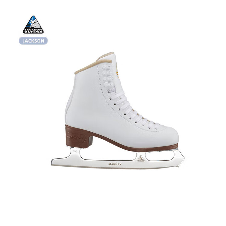 

JACKSON Коньки для фигурного катания JS1790, детские, для прыжков и паттерна, взрослые женские, импортные, белые, размер 29