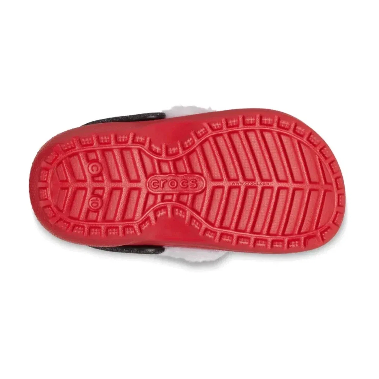 Crocs Classic Lined Santa 210932-6WE Clogs Red White Lifestyle KFC708 — фото 4
