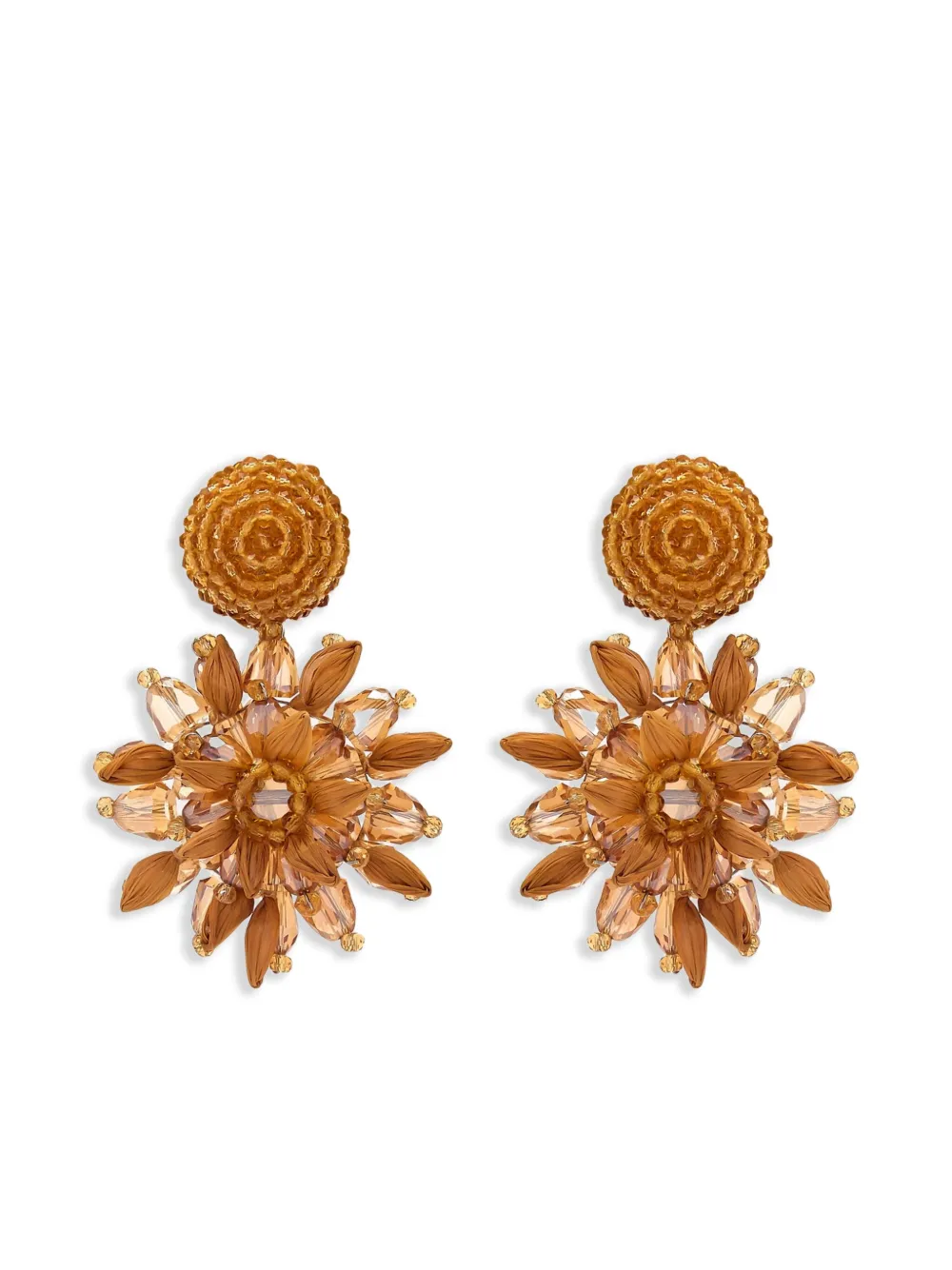 

Серьги Flower Oscar de la Renta, золотой