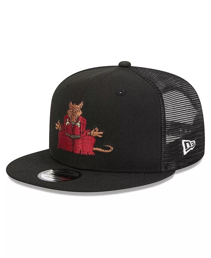 

Мужская черная кепка Snapback с черепашками-ниндзя Splinter Trucker 9FIFTY New Era, черный